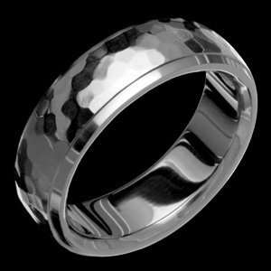  Della   size 13.00 Titanium Band with a Hammered Finish 