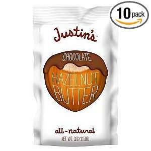 Justins Nut Butter Chocolate Hazelnut Squeeze Packet, 1.1500 ounces 
