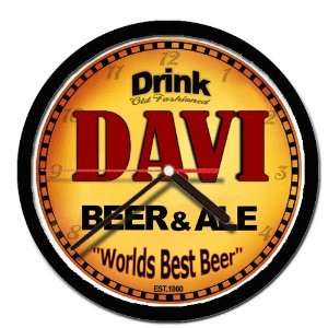  DAVI beer ale wall clock 