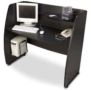 OFM 55148 GRAPHITE & BLACK Modular Privacy Station Graphite and Black