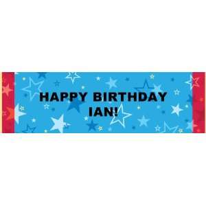  Seeing Stars Personalized Birthday Banner Large 30 x 100 