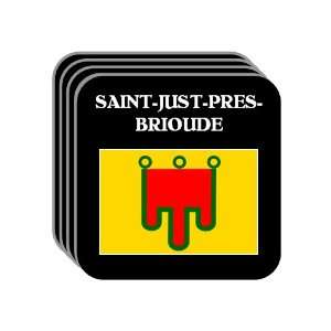 Auvergne   SAINT JUST PRES BRIOUDE Set of 4 Mini Mousepad Coasters