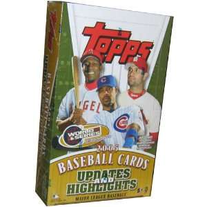  2005 Topps Updates & Highlights Baseball Retail Box 