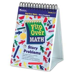  Flip Over Math Activity Book Story Problems (Grades 2 5 