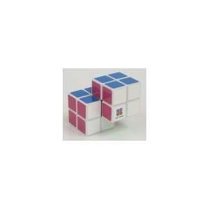    Eastsheen White Mini Double 2x2x2 Magic Rubiks Cube Toys & Games