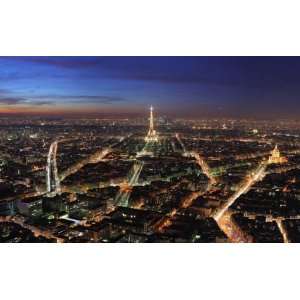 Paris At Night Mini Poster 11inx17in 