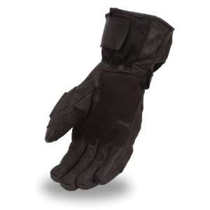 First Manufacturing Mens Waterproof Gauntlet Gloves (Black, X Small)