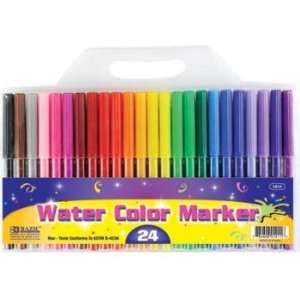  Bazic 24 Watercolor Marker  Case of 24 Toys & Games