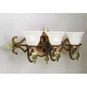  AF Lighting 3911 3WB Burnished Sage Provencal Tuscan Three 