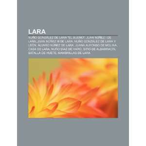   de Lara (Spanish Edition) (9781231724477) Fuente Wikipedia Books