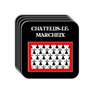  Limousin   CHATELUS LE MARCHEIX Set of 4 Mini Mousepad 