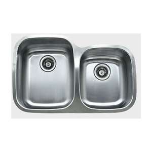  Ukinox Stainless Steel Undermount Double Bowl Kitchen Sink 