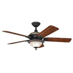  Roxton Collection 52ö Colton Bronze Ceiling Fan with 