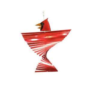  Red Carpet Studios 31152 Metal Bird Wind Spinner, Cardinal 