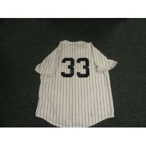  Nick Swisher Autographed Uniform   #33   Autographed MLB 