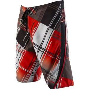   Fade Out Mens Boardshort Beach Pants   Red / Size 31 Automotive