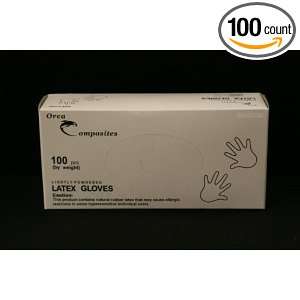Orca Composites 702xlb Latex Glove X Lge, Box Of 100ea  