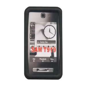  Silicone Case (black) for SAMSUNG T919 Behold Electronics