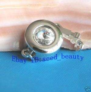 Crystal Inayed Bead & Pearl Clasp Jewelry Part  