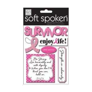   Soft Spoken Themed Embellishments   Survivor Survivor