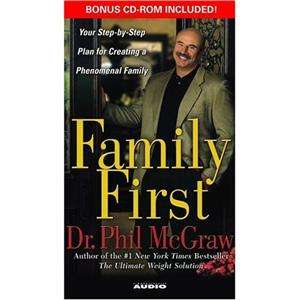 BOOK/AUDIOBOOK Cassette Dr. Phil McGraw FAMILY FIRST 9780743538305 