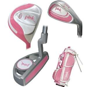 Merchants of Golf Tour X Pink Girls 3 Piece Set Complete Set RH [Misc 