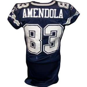  Danny Amendola #83 Cowboys Game Issued Navy Jersey (Tagged 