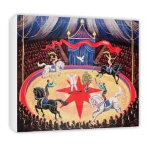  Moscow State Circus, 1988 by Liz Wright   Canvas   Medium 