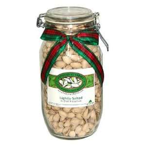 Liter Jar Lightly Salted Pistachios  Grocery & Gourmet 