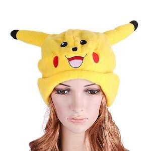  Pikachu Yellow Cartoon Hat 