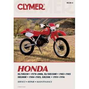  Honda XL XR 250 78 00 / 350R 83 85 Clymer Repair Manual 