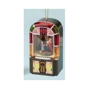  3.25 Christmas Amusements Vintage Style Jukebox Ornament 