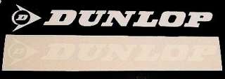 DUNLOP decal WHITE 600rr zx7r r6 zx6r f4i sv650 zx6rr  