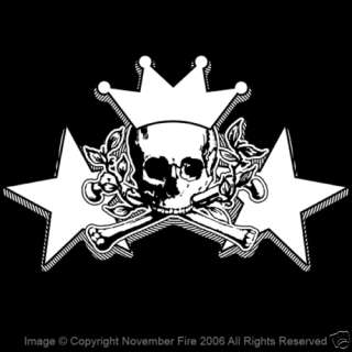 Death King Shirt Graffiti Rockabilly Skull Stars Punk  