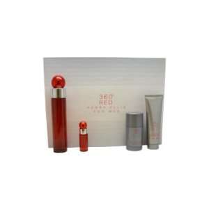  360 Red by Perry Ellis 4 pc Gift Set for Men Beauty
