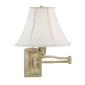  Seagrass Finished Single Swing Arm Wall Lamp