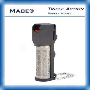 Mace Brand Triple Action Pepper Spray Pocket Model   with UV Dye 
