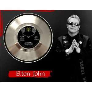  Elton John Your Song Framed Silver Record A3 