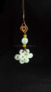 This is a beautiful handcrafted item featuring a Mystic Knot pendant 