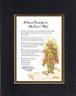   Poem for Thank You   A Special Thank You to My Pastors Wife Poem on