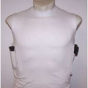  XL White Concealed T  Shirt for Ruger LCP .380