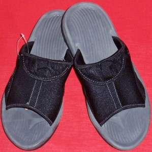 NEW Mens NORTHSIDE Black/Gray Flip Flops Slides Casual Sandals Shoes 