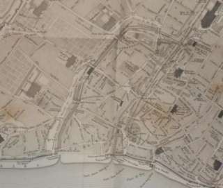 BORDEAUX 1450 DROUYN TOPOGRAPHIE PLAN Gaucherel EO 1874  