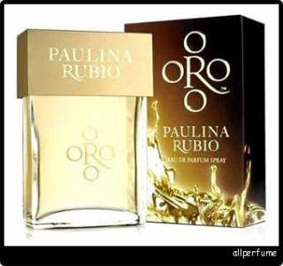ORO * PAULINA RUBIO 3.4 edp 3.3 oz Perfume New In Box  