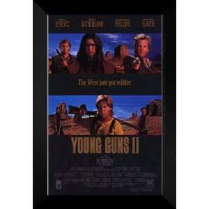  Young Guns 2 27x40 FRAMED Movie Poster   Style A   1990 