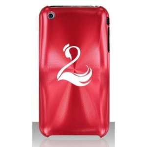  Apple iPhone 3G 3GS Red C210 Aluminum Metal Back Case Swan 