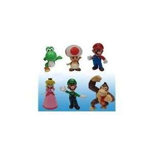  Super Mario Bros Mini Figures Wave 2 Set Of 6 Toys 