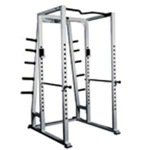  ST Power Rack with weight storage   Silver Health 