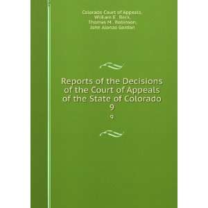   Robinson, John Alonzo Gordon Colorado Court of Appeals Books