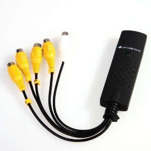   002   4 Channel USB 2.0 DVR Video Audio CCTV Capture Adapter Software